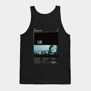 Sade - Diamond Life Tracklist Album Tank Top